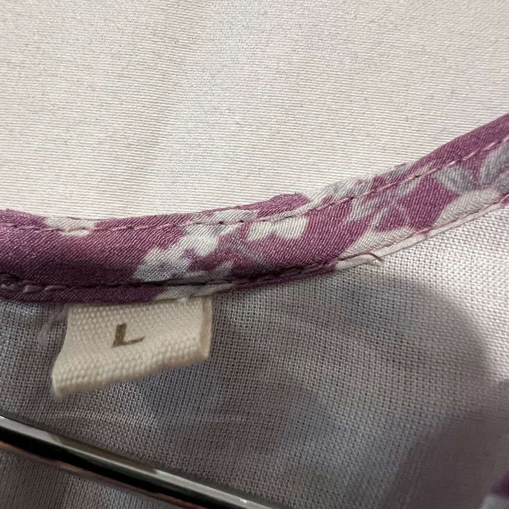Reistor Bemberg Cupro Floral Prairie Maxi Dress Tie Waist Lined Large - Picture 4 of 9